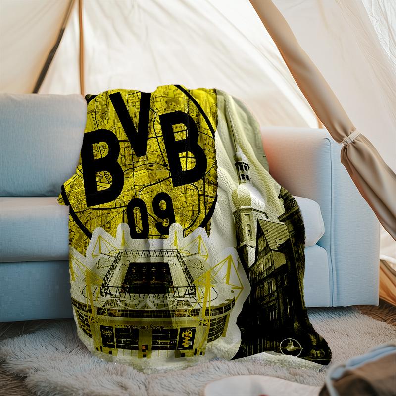 Borussia Dortmund Printed Throw Blanket—soft,warm;versatile Blanket for All Seasons—perfect As &air-conditioning Throw,nap Blanket