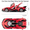 1:32 Apollo EVO M4CSL Miniatur Spielzeugmodell Supersportwagen Legierung Druckguss Sportwagen Sound Licht Türen Geöffnet Rückzieher für Kinder Geschenke
