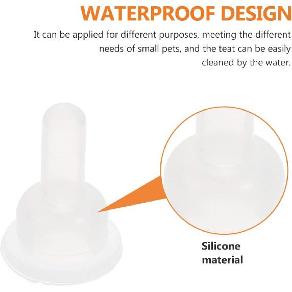 

40pc Pet Feeding Bottle Kitten & Puppy Nipples