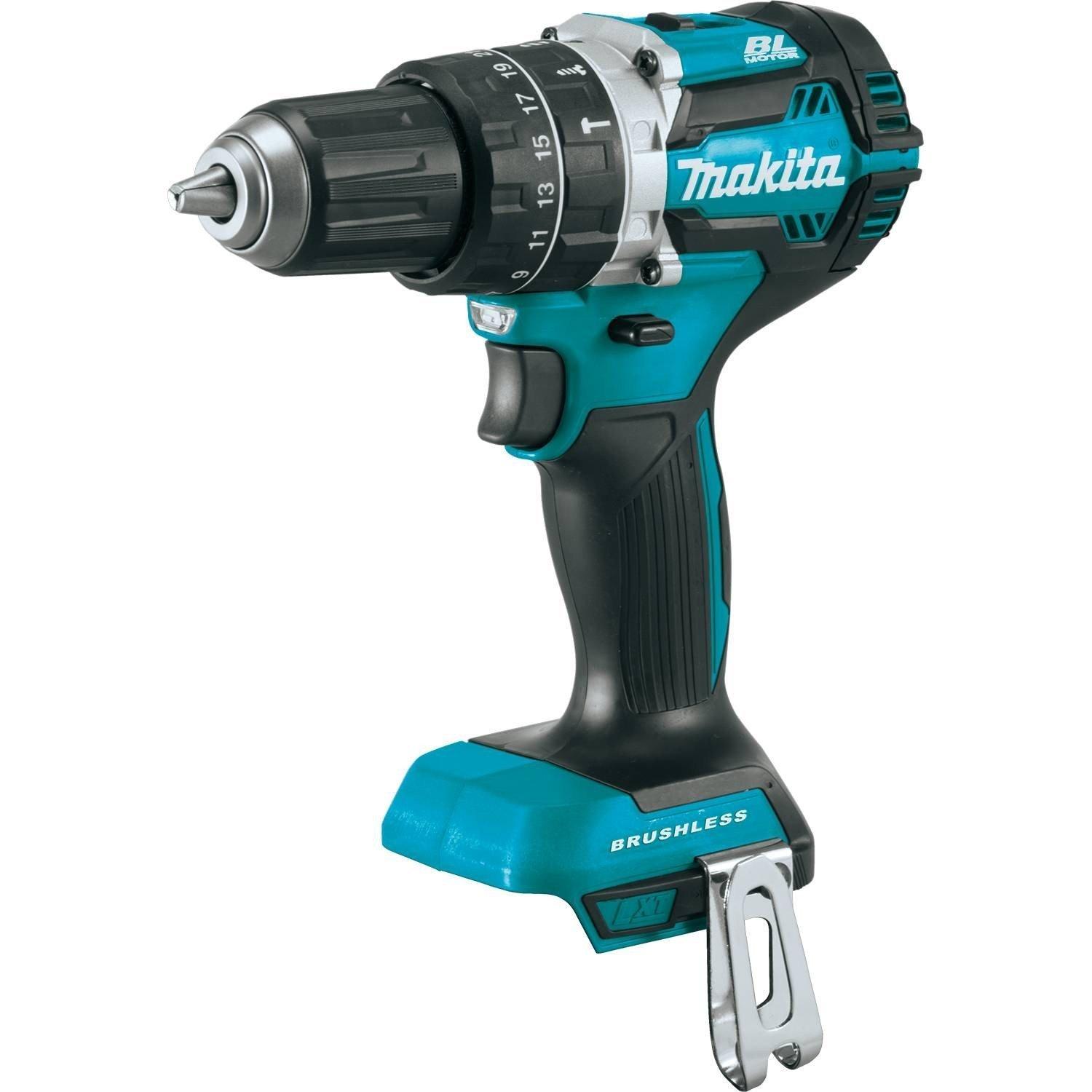 

Makita XPH12 18V LXT Rechargeable Brushless Cordless Impact Drill Driver Model than (Body Only) [Higher-Quality XPH06/HP480DZ] синій