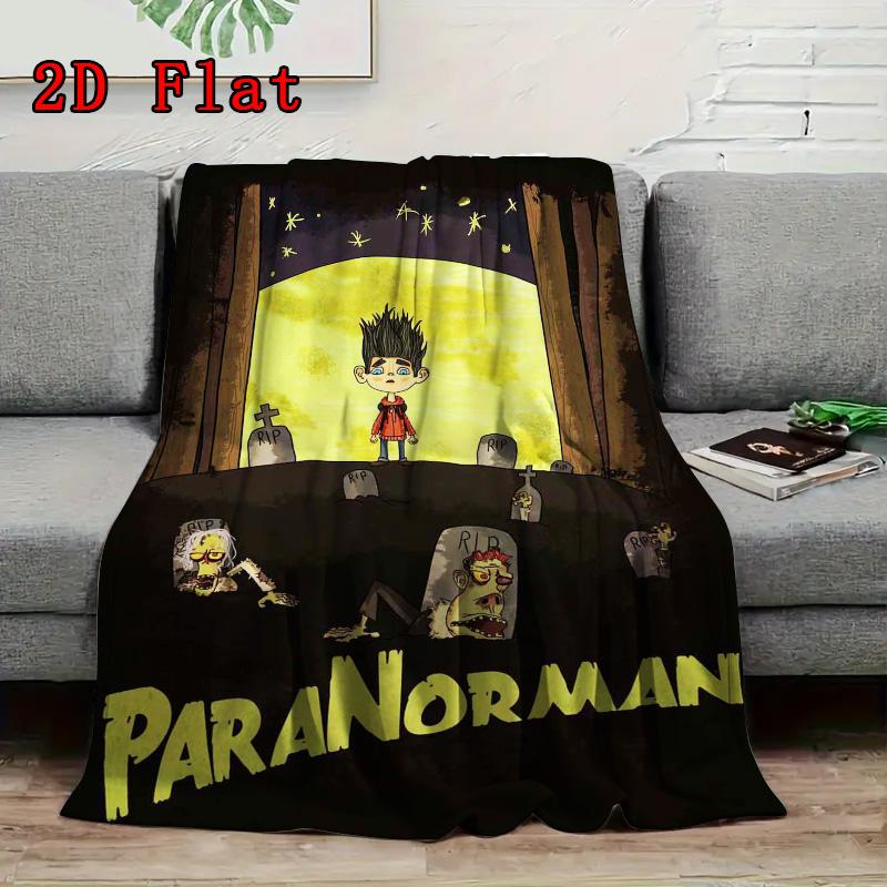 ParaNorman 2D Flat Pattern Flannel Blanket High quality All Seasons Warmth and Comfort Perfect for Christmas Gifts.DMT0925366