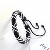 Color Woven Leather Trend Bracelet, Simple Style Men And Women Couple Bracelet, Personalized Versatile Student Hand Rope
