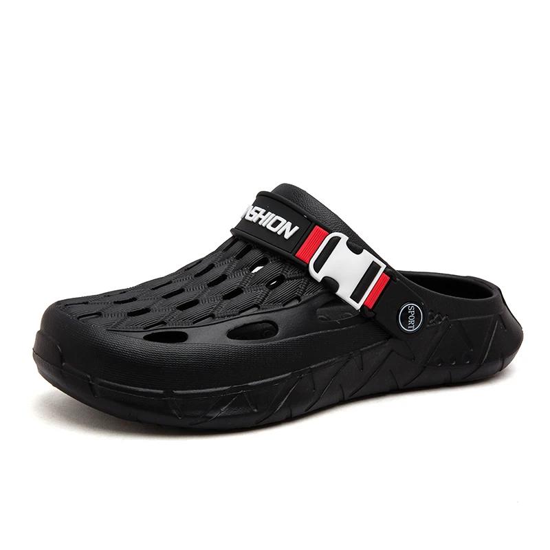 Fashion Men Slippers Platform Outdoor Summer Fashion Clogs Shoes Women Beach Sandals Male Soft EVA Indoor Home Slides Lover Flip Flops