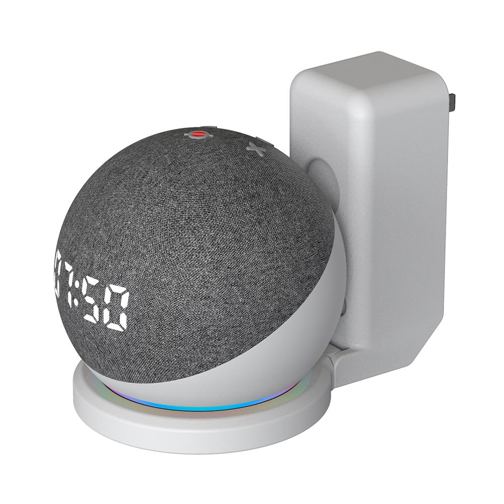 For Echo Dot Wall Mount Holder For Amazon Alexa Echo Dot 4 5 3rd Gen Speaker Bracket Space Saving With Cord Management Stand