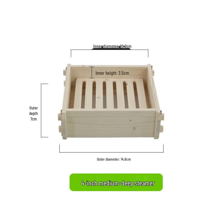 Commercial Fir Wood Square Steamer Baskets