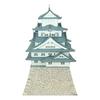 Sankei Miniature Art Kit Famous Castle Series National Treasure Himeji Castle Papercraft 1/300 MK04-07