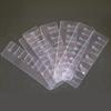 20 PCS Keratin Extension Heat Shield Guards - Multi Hole Long Rectangle Protector for Pre - Bonded & K - Tip Extensions Hair Extension Tools