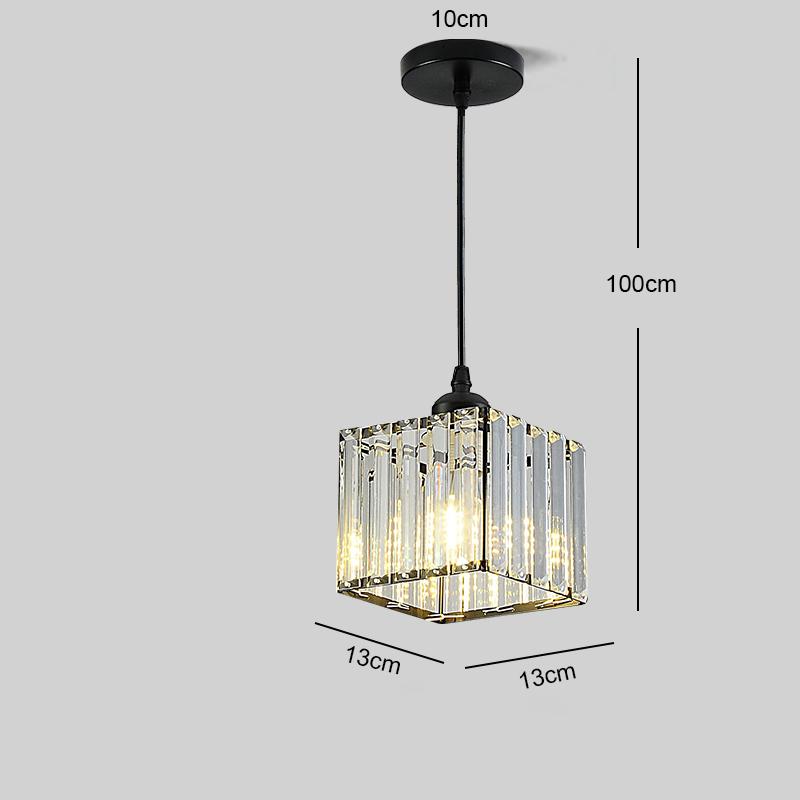Dining Room Light Creative Personality Crystal Ceiling Lamp Bedroom Restaurant Corridor Entrance Small Chandelier Pendant Lights