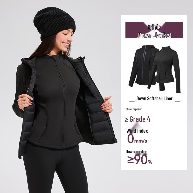 

Coryphiv 3-в-1 Теплая спортивная штормовка приталенного силуэта со съемной подкладкой Medium