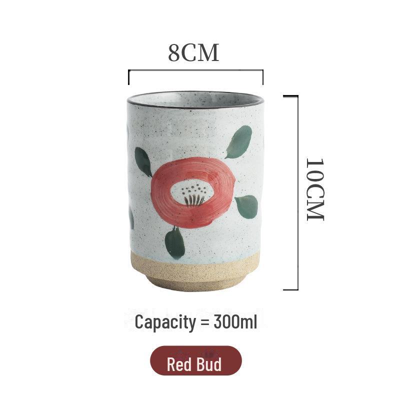 Retro Japanese Ceramic Stoneware Tea and Sushi Cup