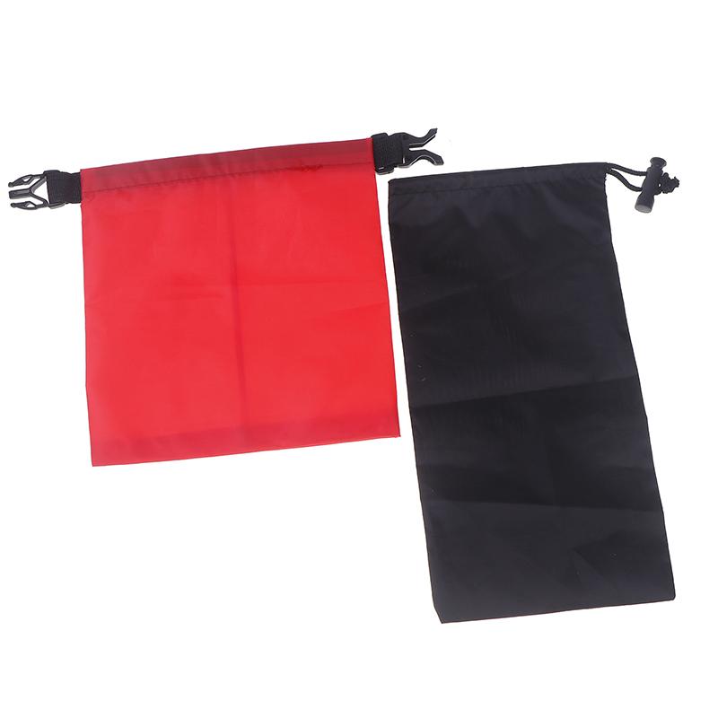 6 Stück/Set Wasserdichter Trockensack Schwimmender Sack Outdoor Strand Schnallen-Aufbewahrungssack Reise Driften Schwimmen Schnorcheln Tasche Zubehör