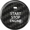 Engine Start Stop Button Cover for Mazda 3 Durable | Ignition Starter Switch Sticker Black 1 Pcs