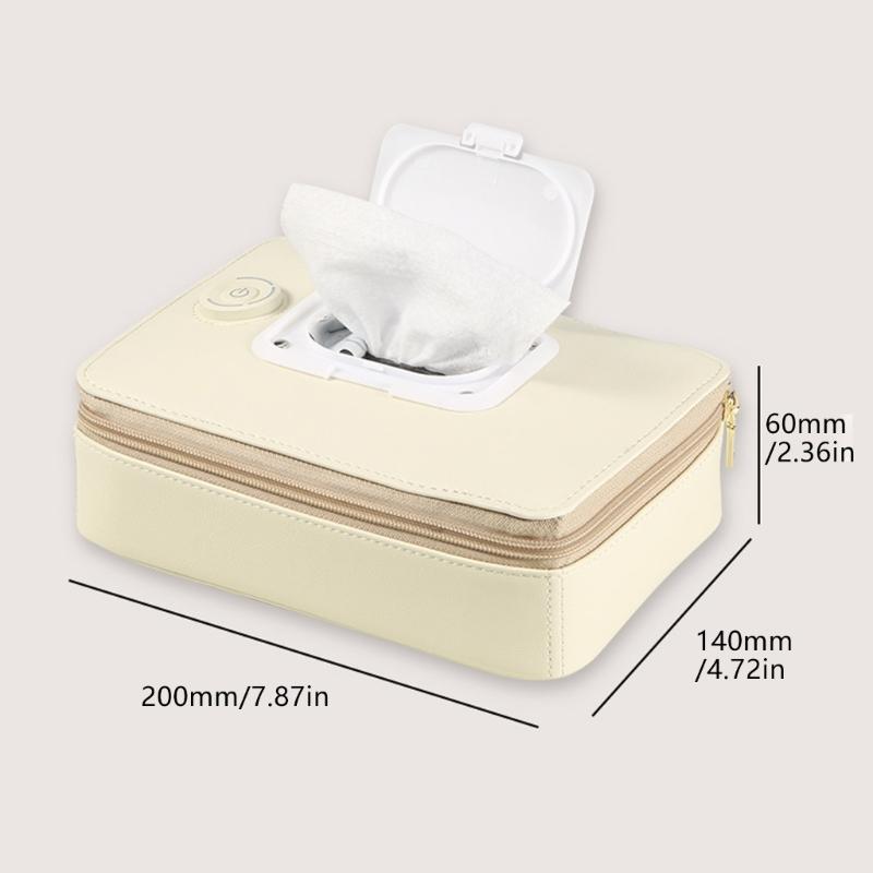 Intelligent Heating Container Box For Baby Wet Wipes Feature 3 Heating Modes and Compact Travel Daily Use