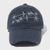 Spread Scroll Damaged Ball Cap [Vintage Navy]