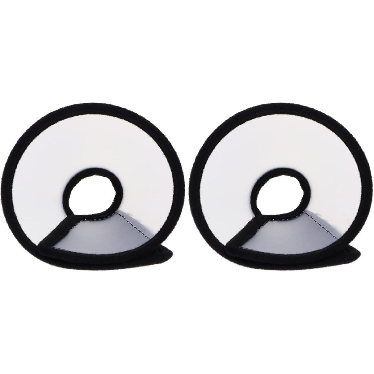 

balacoo 2 шт. Восстановительный воротник для маленьких питомцев, хомяков, мягкий мини-круг Елизаветы, регулируемый шейный конус для маленьких животных, кроликов, морских свинок, хомяков