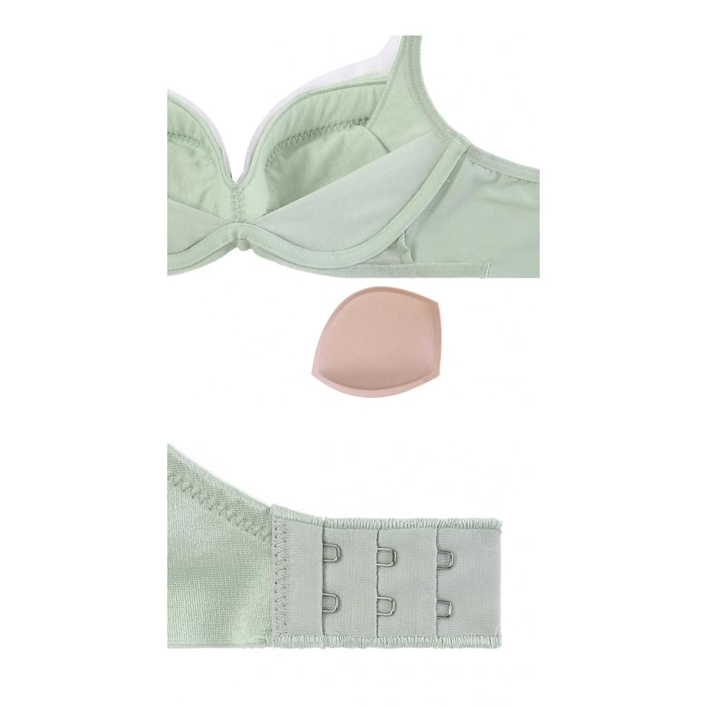 Triumph Angel Magical Firmness 597 Wireless M009 Size D75 Bra(R) Bra, (Green),
