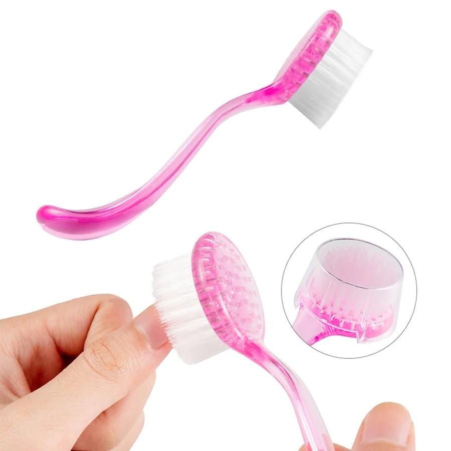 Tampon Dosyaları, Ayak Ayırıcıları, Tırnak Fırçaları, Tırnak Eti Düzeltici ile 5 Adet Manikür Uygun Set