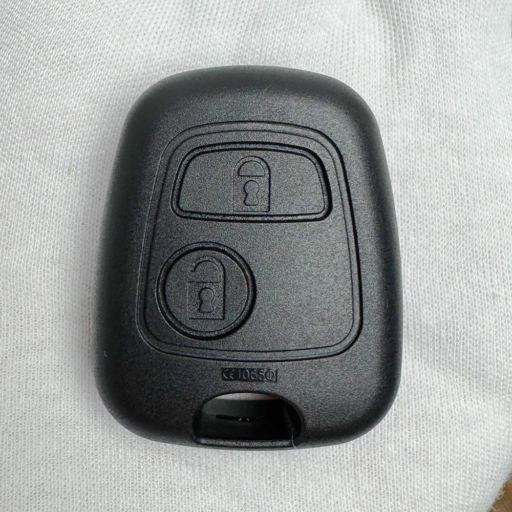 Yocasty Replacement 2 Buttons Car Key Shell Case Box For Peugeot 206 207 307 408 607 For Citroen C1 C2 C3 C4 For Xsara Picasso