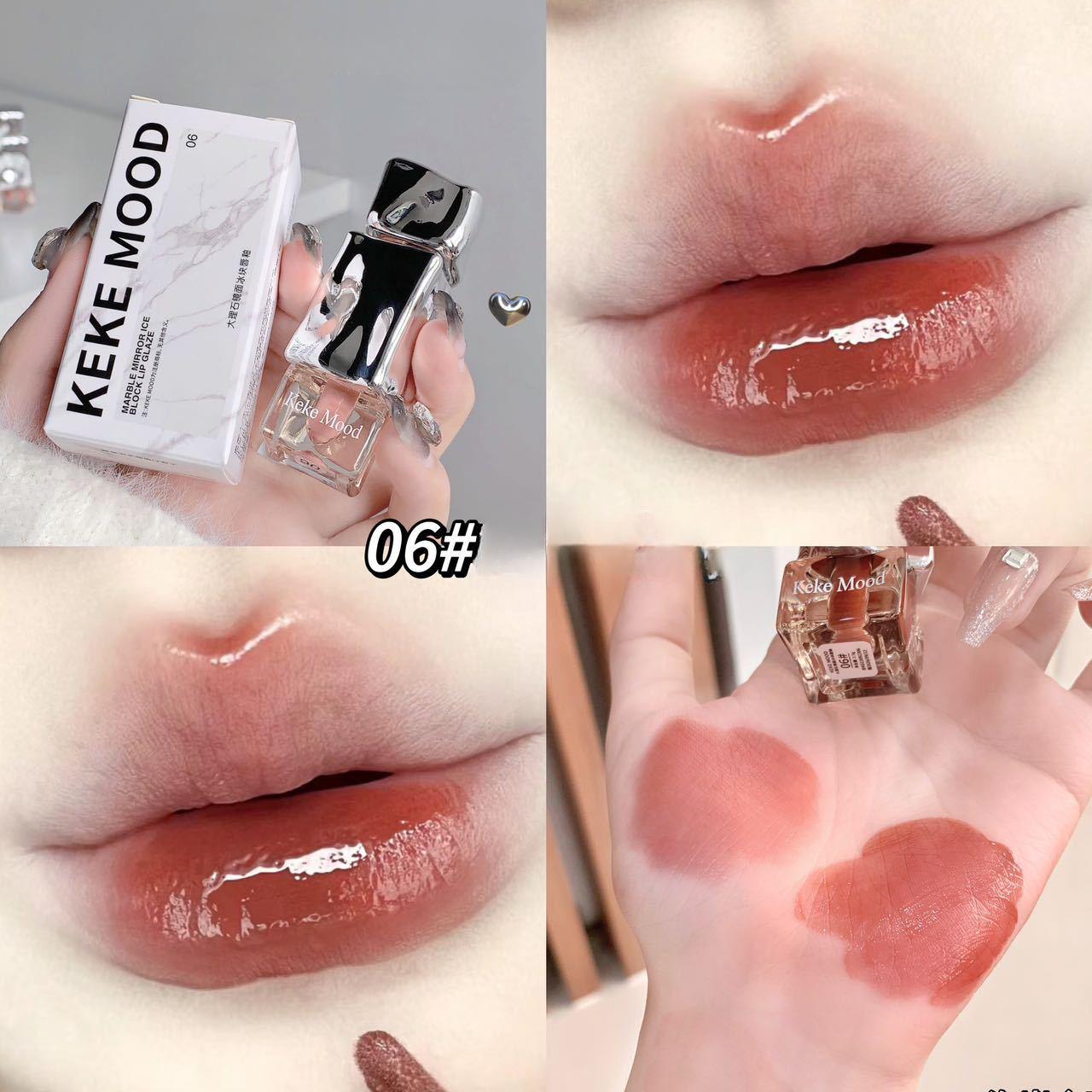 

Новая Тайская помада с молоком, кофе, мягкий туман, кубик льда, глазурь для губ, желе для губ, женская нестандартная помада, блеск для губ, грязевой блеск для губ 2.5g