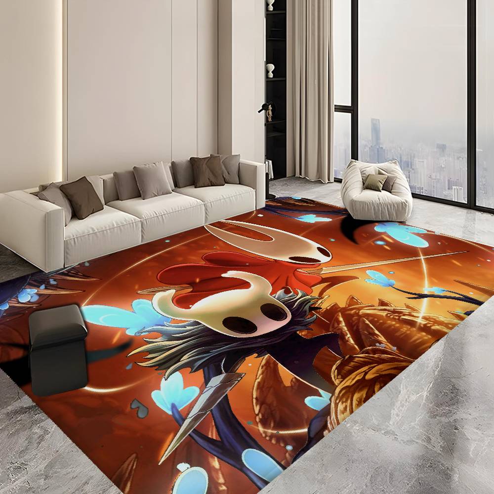Hollow K-Knight Game Entrance Door Mat Washable Non-Slip Living Room Sofa Chairs Area Mat Kitchen Welcome Doormat