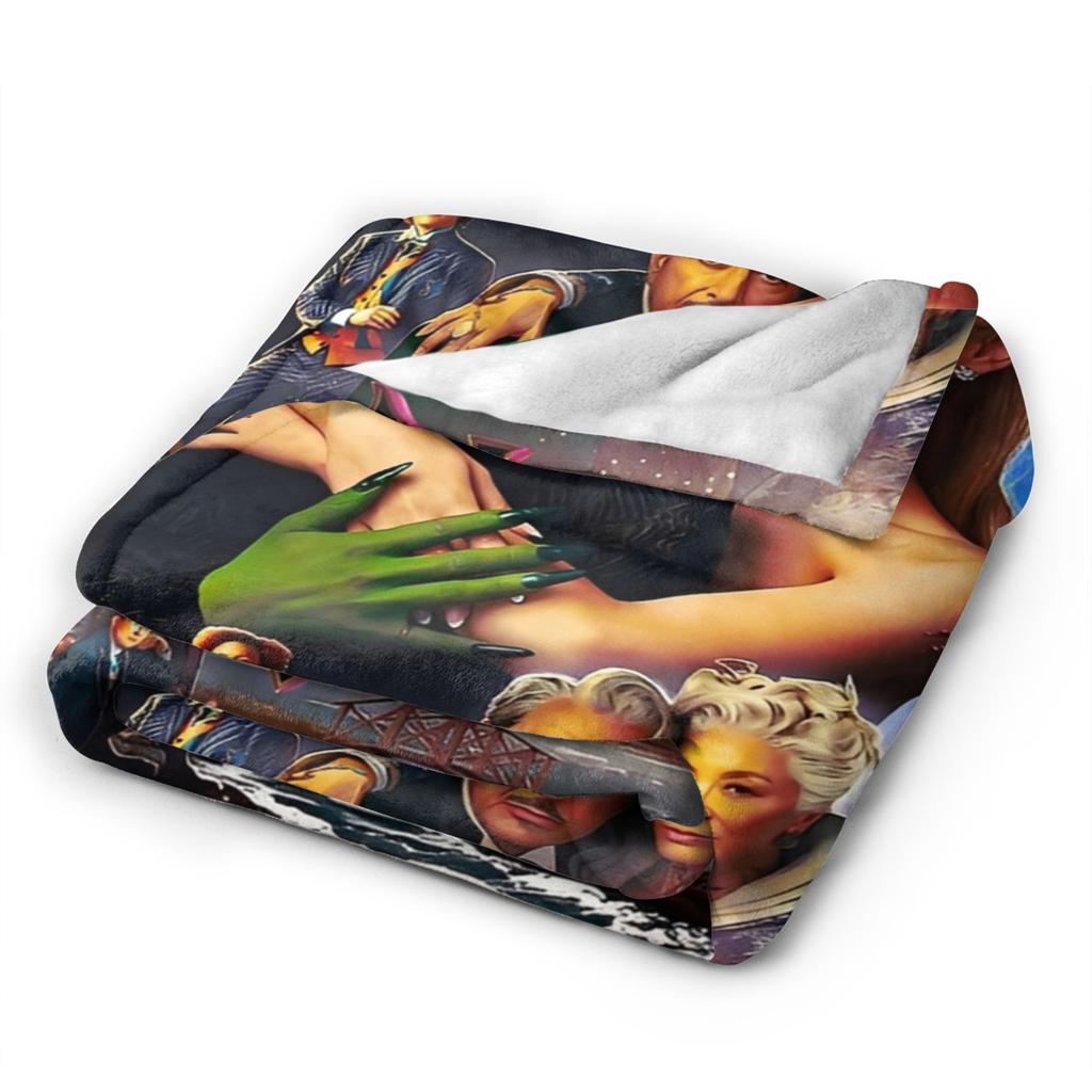 Wicked For Good Merch Blankets Lightweight Thin Fleece Throw Blankets Comfortable Rug Piece