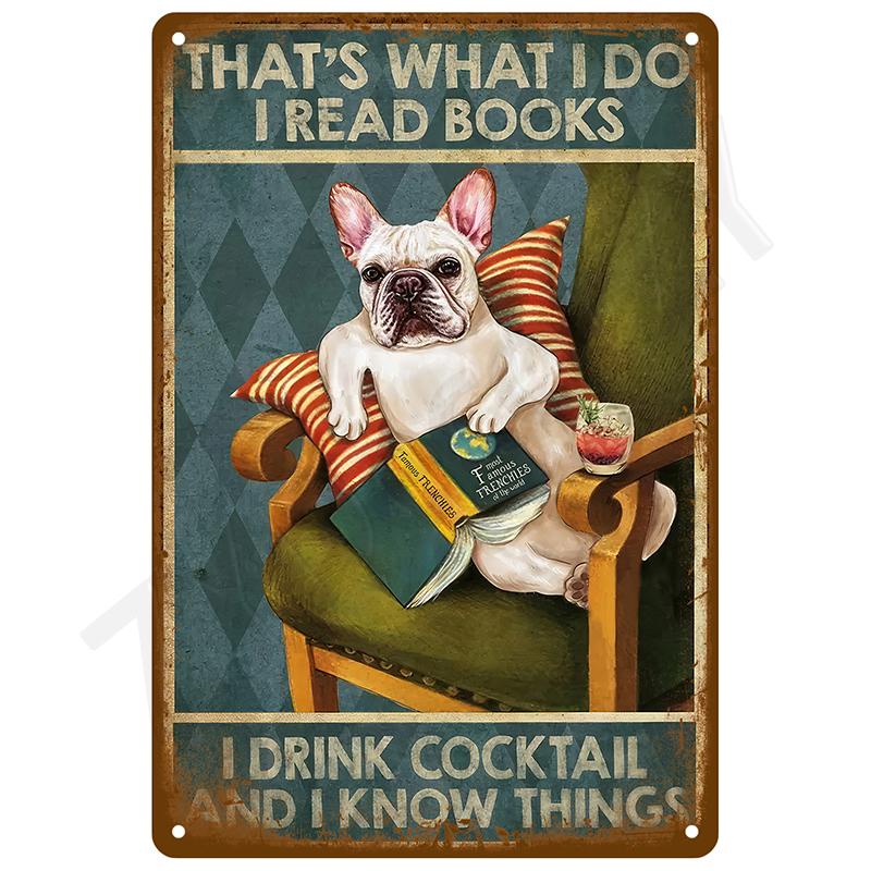 Retro Tin Sign Vintage Metal Signs Plates Posters House Interior Bathroom Wall Art Mural Aesthetic Room Home Decor Decorations