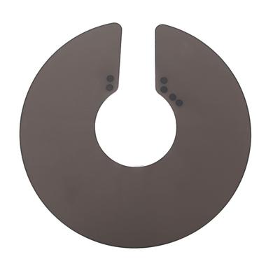Barbearia Silicone Corte de Cabelo Tingimento Capa À Prova D' Água Cabeleireiro Xale Redondo Preto