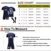 Adult Soccer Kit Messi Sports Training Jersey Set + Socks