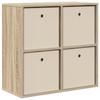 Sideboard with Drawers Sonoma Oak Finish 68.5 X 32 X 67 Cm
