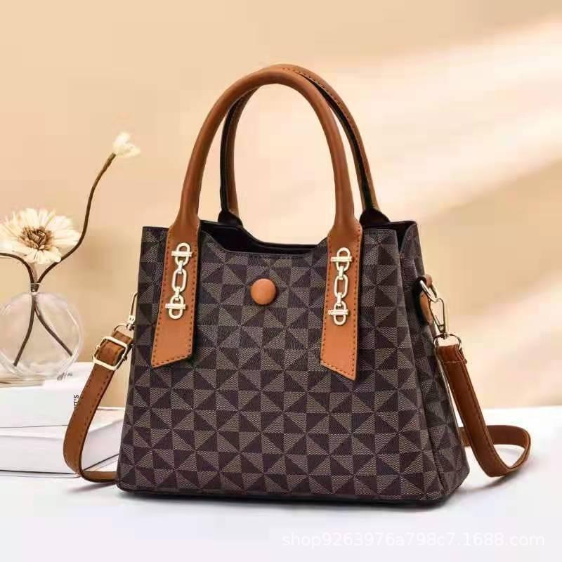 

Trendy Large Capacity Checked Casual Crossbody Shoulder Bag In Wine Red Khaki And Green Tones For Stylish Women жовтий