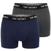 TOP SECRET Baumwoll-Boxershorts für Herren, 12er-Pack