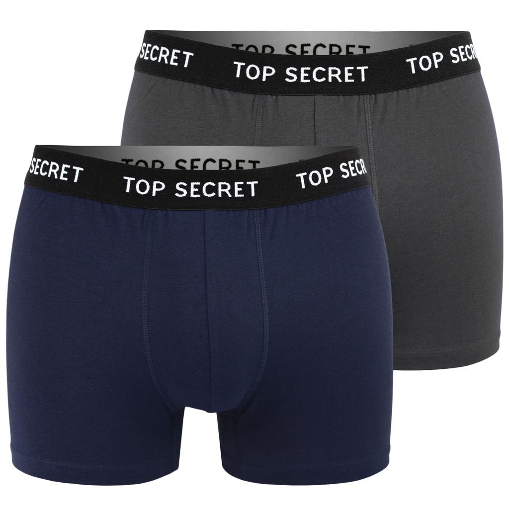 TOP SECRET Baumwoll-Boxershorts für Herren, 12er-Pack