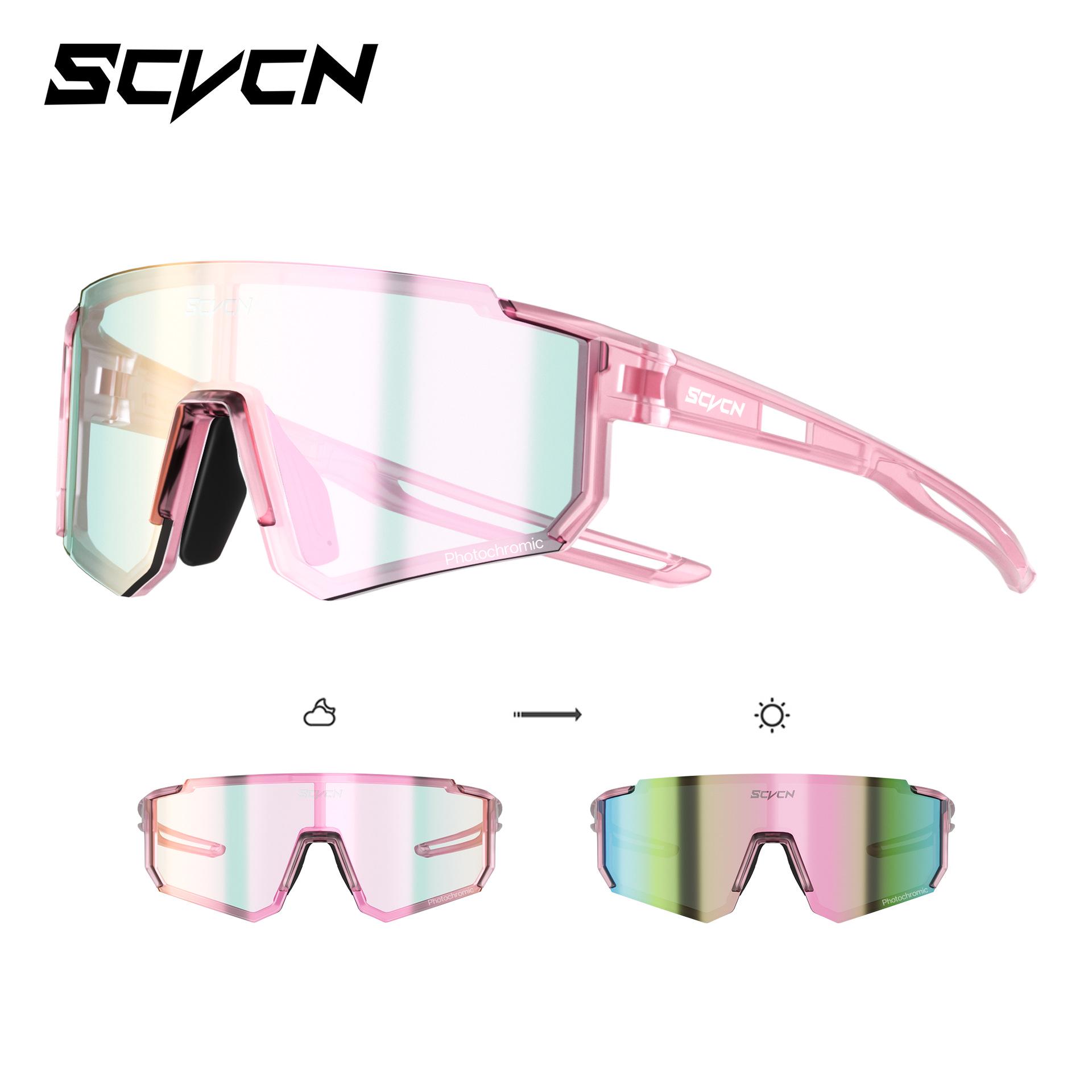 SCVCN Kids  Photochromic Cycling & Skateboarding Goggles for Day and Night Use