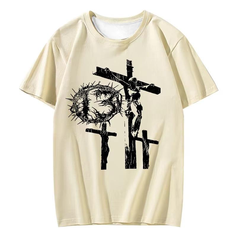 Streetwear Y2K T-shirt Harajuku Graphic Print Oversized Punk Short Sleeve T-shirt Rock Goth Retro Top Hip Hop Tee Fashion