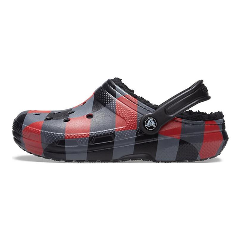 Crocs Classic Clog Clogs Unisex Black Red Gray 206568-6RQ