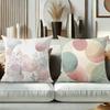 Floral Patterned Cushions Pastel Color Geometric Decor Polyester pillowcase, sofa decorative cushion cov Headboard Pillow