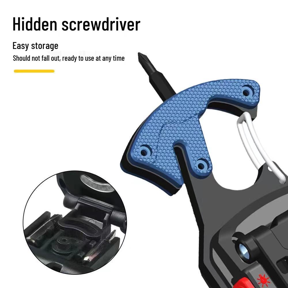 Multifunctional LED Keychain Light: Portable Camping Lighter & Auto Repair Tool