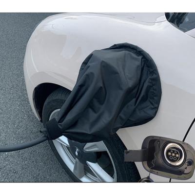 FALOFALO EV Port Cover Electric Car Charging Port Cover Dual Ring Strong Magnet Waterproof Material Easy Handling (Black)
