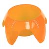 Beach Cup Holder Plastic Multifunctional Beach Drink Holder for Snacks Sunglasses Phone Orange