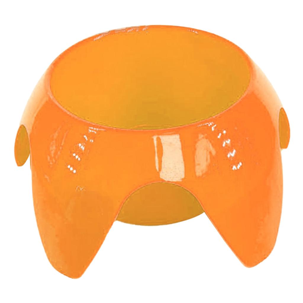 Beach Cup Holder Plastic Multifunctional Beach Drink Holder for Snacks Sunglasses Phone Orange