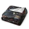 WOW World of Warcraft Arthas Demon Illidan Sylvanas Warm Blanket Travel Plush Throw Blanket Flannel Bedspread Sofa Bed Cover