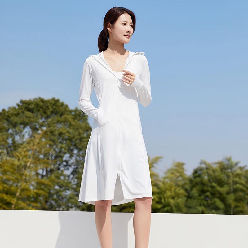 Miling Mid-length Ice Silk Sun Protection Jacket with Large Brim