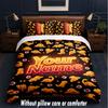 Dinosaur Theme Custom Text Or Name 3Pcs Bedding Set,1 Flat Sheet & 2 Pillowcases Personalized Home Bedding