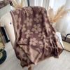 Women Scraves Golden-Embroidered Hijab For Muslim Ladies Ideal For Spring Fall Sun-Protective Stylish Headwear Shawl Scraf