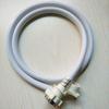 PVC Washing Machine Water Inlet Pipe with Steel Connector Extension Tube Washing Machine Hoses for Water Injection