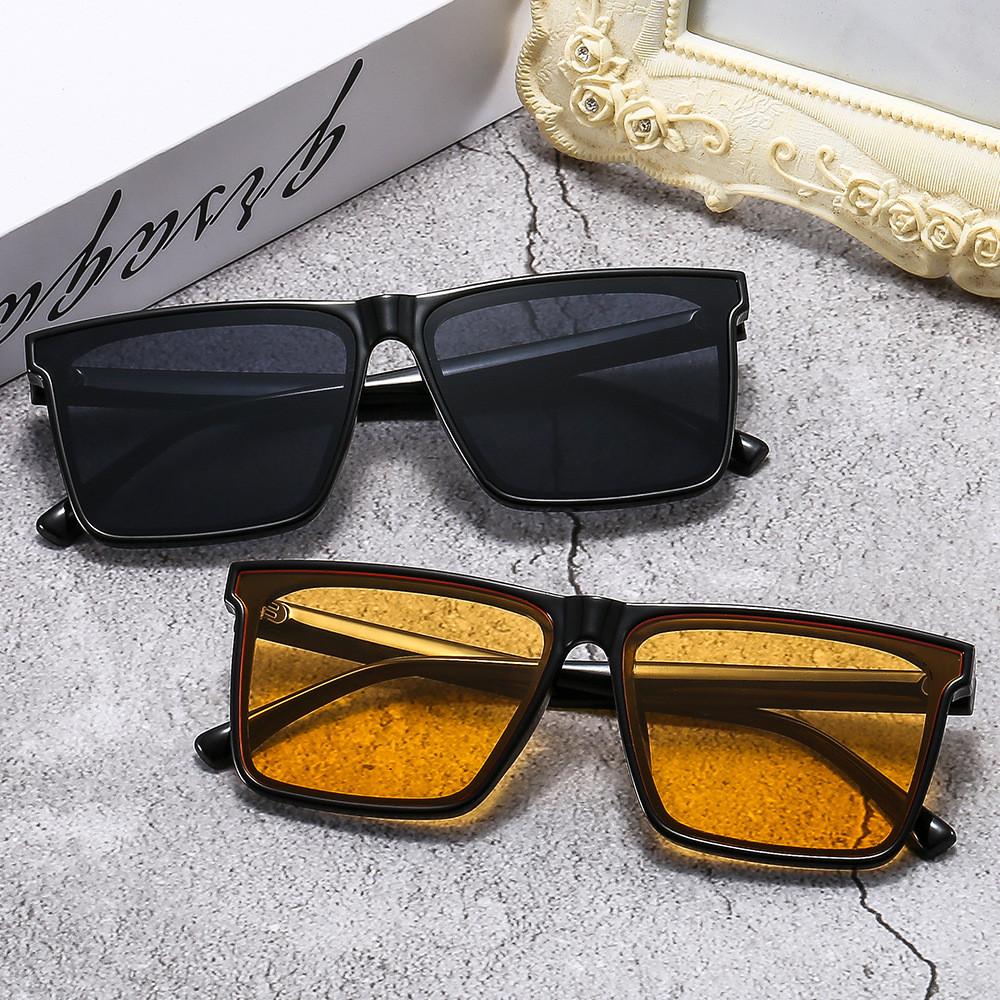 Fashion Mens Square Polarized Sunglasses Uv400 Protection For Outdoor Travel