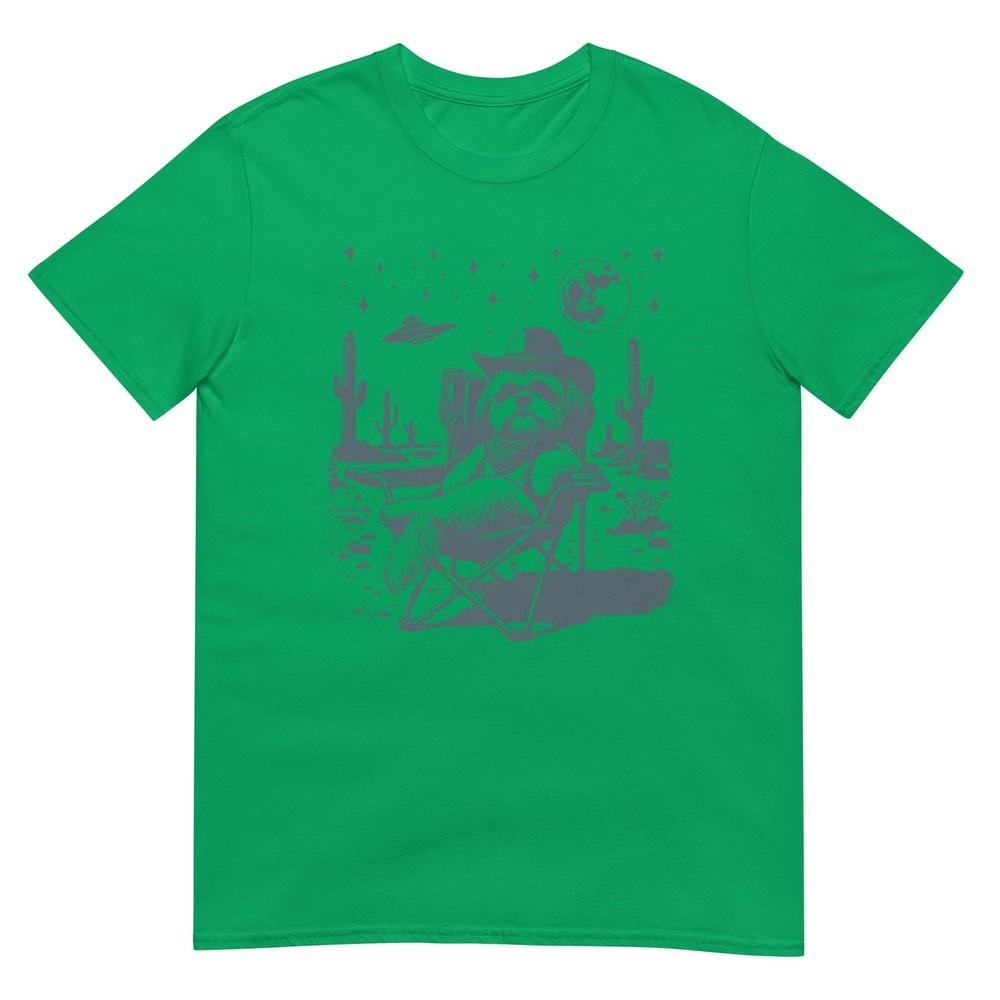 Vintage Shih Tzu Cowboys Ufo Western Tshirt