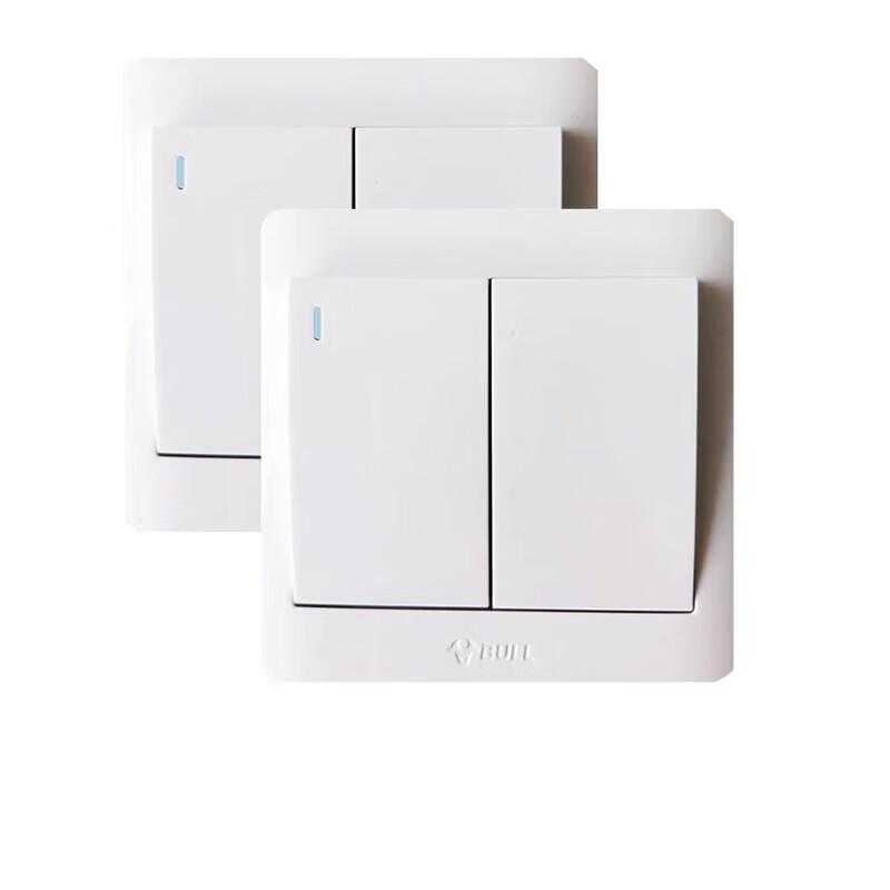 BULL G32 Series 2-Gang Double-Control Wall Switch