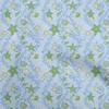 oneOone Cotton Flex Baby Blue Fabric Beach Seashell Quilting Supplies Print Sewing Fabric By The Yard 40 Inch