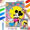 Mickey Mouse Oil Painting Digital Painting Art Kit Handmade Diy Painting Home Decoration Gift